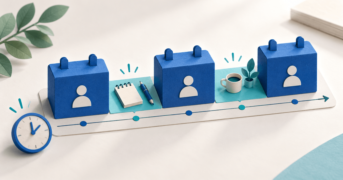 Booking Buffer Time for Consultants: A Worked Schedule