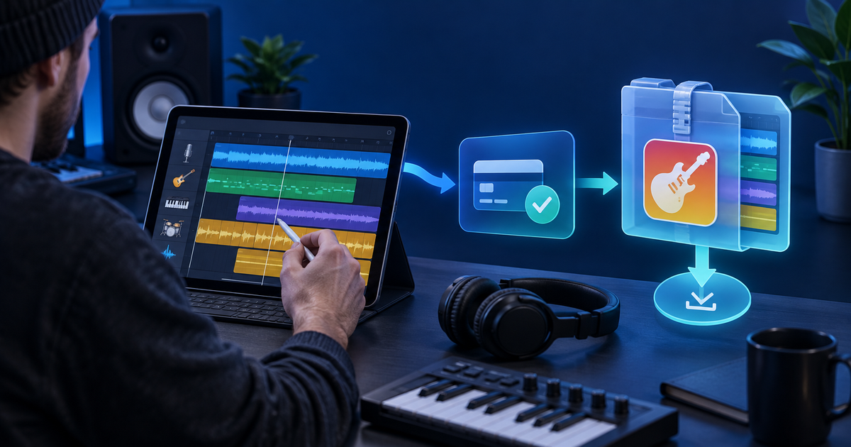 GarageBand-projectbestanden online verkopen