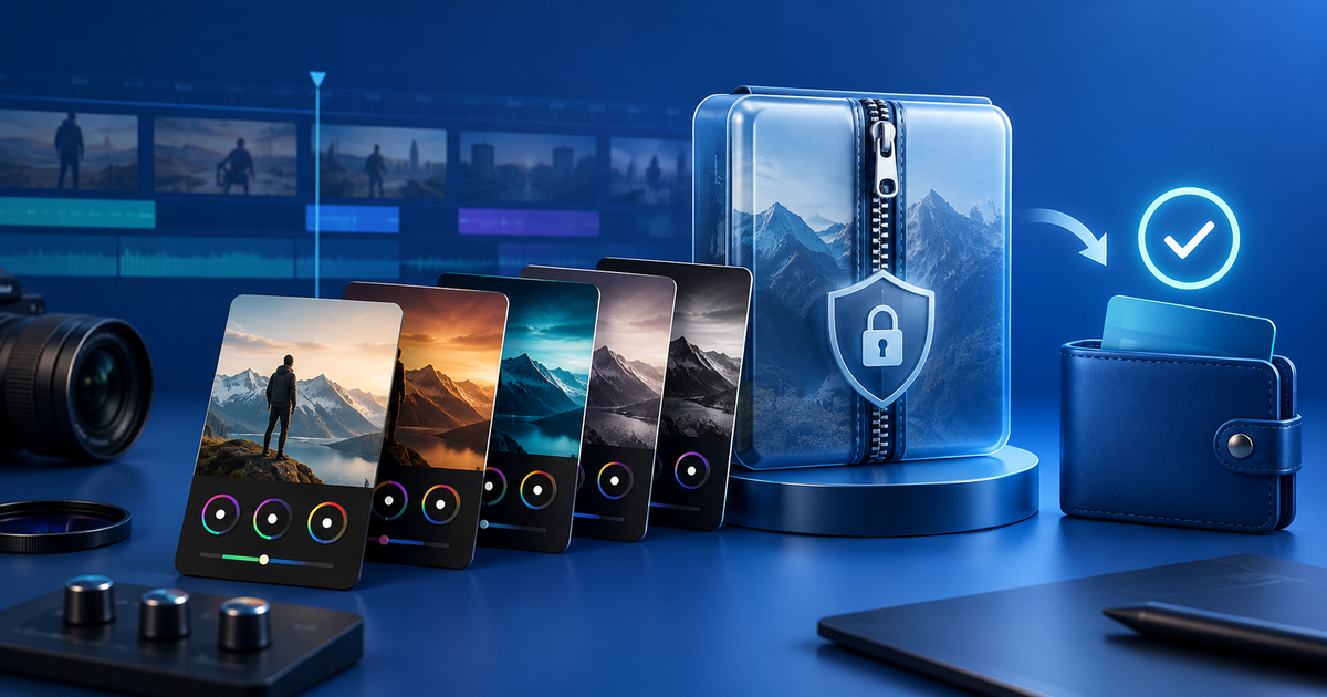 Vendre des presets Premiere Pro avec PayPal