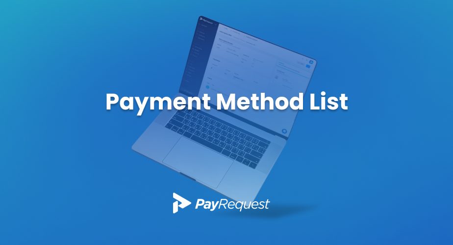 Lista de métodos de pago